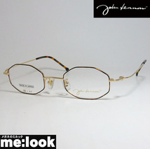 John Lennon　ジョンレノン 日本製 made in Japan クラシック 眼鏡 メガネ フレーム JL1104-1-46 度付可 ブラウンデミ　ライトゴールド_画像1