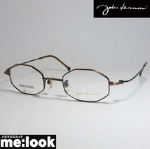 John Lennon　ジョンレノン 日本製 made in Japan クラシック 眼鏡 メガネ フレーム JL1104-2-46 度付可 アンティークブラウン_画像1