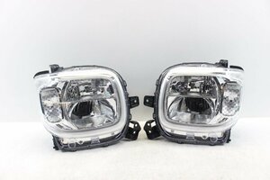 美品/キズ無　スペーシア　MK53S　ヘッドライト　左右　セット　LED　レベ付　イチコー　1959　打刻DL　307820-307821