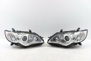 美品　レガシー　レガシィ　BP5　ヘッドライト　左右　コイト　100-20952　キセノン　HID　刻印4H　内側シルバー　307859-307860