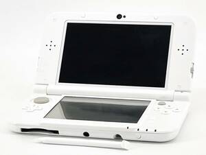 1円～スタート 中古ゲーム機 New ニンテンドー3DS LL パールホワイト 動作品