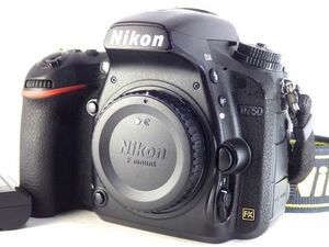 送料無料!! Nikon D750 ニコン ボディ 動作OK 美品 FX フルサイズ Full Size デジタル 一眼レフ カメラ バッテリー DSLR Digital Camera 黒