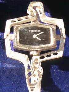 スイスの高級老舗時計店　BUCHERER（ブッフェラー・ブヘラ）手巻き式　腕時計　稼働品　