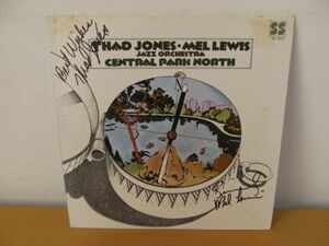 (55635)サイン入り　THAD JONES　MEL LEWIS　サド・ジョーンズ　メル・ルイス　CENTRAL PARK NORTH　SR3057　LP　USED　保管品
