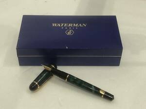 WATERMAN ウォーターマン PARIS F 万年筆 箱付 現状品 BL019000