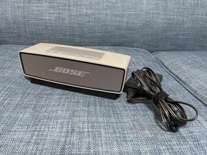 BOSE SoundLink Mini スピーカー Bluetooth ボーズ 充電スタンド アダプター付き グレー オーディオ 音楽 キャンプ サウンドリンク ミニ