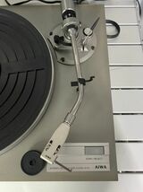 AIWA AUTOMATIC RETURN PLAYER SYSTEM AP-D11 アイワ ターンテーブル レコードプレーヤー オーディオ機器 元箱付き_画像7