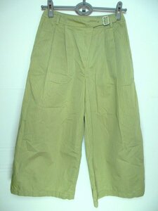 レディース ワイドパンツ カーキ UNITED ARROWS green label relaxing ユナイテッドアローズ M206