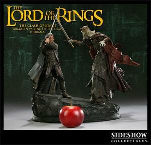 サイドショウ　ロードオブザリング ジオラマスタチュー The Clash of Kings - Aragorn VS The King of the Dead 新品・未開封