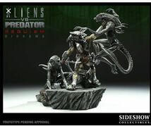 入手困難！超レア品サイドショウ AVP: エイリアンズ vs プレデター ウルフプレデター vs エイリアン ジオラマ　EX版　新品・未開封_画像4