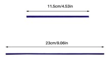 フェルト寸法11.8mmと23.8mm