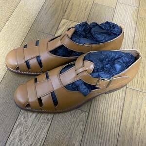 新品未使用　GRENSON GHURKA SANDAL 26.5㎝　カーキ