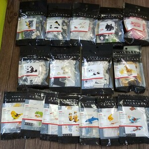 100円～　nanoblock・ナノブロック《コアラ、ペンギン、ウサギ、フレブル、ブタ、パンダ、北海道犬、北極熊、キリン》他使用済み