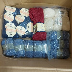 100円〜 C1 春夏・冬用毛糸 手芸材料 編み物◆種類色々まとめてセット