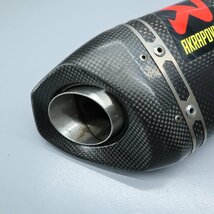 ホンダ CBR250RR MC51 外し AKRAPOVIC アクラポビッチ フルエキ カーボン マフラー サイレンサー　231102BD0252_画像10