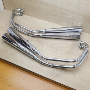  Honda CB400 FOUR NC36 original full exhaust muffler silencer 4 pipe out HM MBE K1 220117BD0173