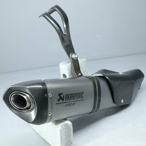 ヤマハ YZF-R1 純正 AKRAPOVIC アクラポビッチ スリップオンマフラー サイレンサー M-HAP005　221102BD0117