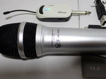 Alvoxcon ワイヤレスマイクセット CK-210 UHFワイヤレスマイク　動作確認OK品 　TOA 、UNI-PEX、パナソニック、JVC、SONY_画像4