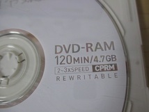 消去済　パナソニック　DVD-RAM　中古　１０枚セット　タイトル書込あり_画像3