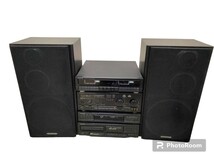 1円スタート！KENWOOD ケンウッド システムコンポ｜S-5J/T-7J/A-5J/GE-5J/DP-7J｜オーディオ機器・音響機器 通電のみ確認　ジャンク現状品_画像1