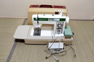 【1円スタート】 brother ブラザー ミシン Pacesetter ペースセッター ZZ2-B614 通電のみ確認済 ジャンク 針上下しません フットペダル付き