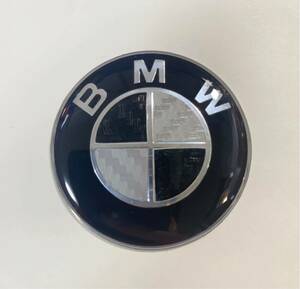 BMW ハンドルエンブレム　直径45mm BMWエンブレム　45mm 黒銀
