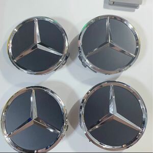 Mercedes-Benz ホイールセンターキャップ 75mm 4個　メルセデスベンツ　ホイールキャップ