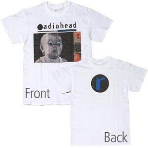 [Lサイズ]Radiohead（レディオヘッド）Anyone Can Play Guitar 復刻デザイン 両面プリントＴシャツ