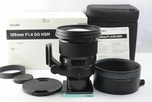 ■美品■ シグマ SIGMA 105mm F1.4 DG HSM Art ソニー用 【付属品・元箱】　#512-026