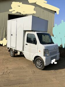 北海道 スズキ キャリー キャリイ キッチンカー ケータリング　箱 シェル キャンピングカー 軽トラ 現状 