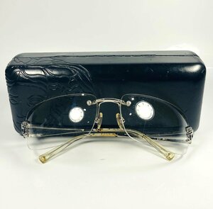 【76】１円～ 中古品 GIANNI VERSACE ジャンニ ヴェルサーチ MOD.N40 26M535 67□16 125 ブランド 眼鏡 メガネ メンズ レディース 現状品