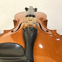 【76】1円～ ジャンク品 ヴァイオリン violin バイオリン 弦楽器 Kasuga 春日 1984年 中古品 演奏 楽器 魂柱有 状態悪い キズ・汚れ有り_画像6