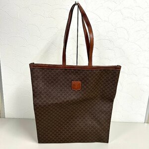 【80】1円～ CELINE セリーヌ マカダム柄 トート バッグ 肩掛け