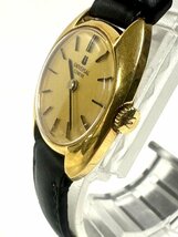 【41】1円～UNIVERSAL ユニバーサル GENEVE ジュネーブ 542606 手巻き 革ベルト 稼働品 現状品_画像2