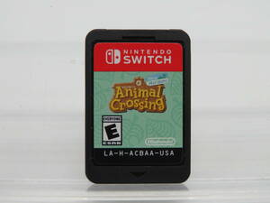 ニンテンドースイッチソフト　Animal Crossing　あつまれどうぶつの森　海外版　中古品　W1ー124A 