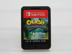 ニンテンドースイッチソフト　CRASH Bandicoot N. Sane Trilogy　クラッシュ・バンディクー　海外版　中古品　W1－145A 