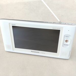 【☆動作確認済☆】Panasonic パナソニック VIERA ビエラ ワンセグ ポータブル テレビ TV SV-ME550 IPX6 IPX7 防水 1円スタート SA2848