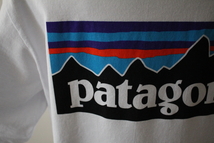 【patagonia】パタゴニア　Tシャツ　バックプリント　白　XS　古着　半袖カットソー　ロゴプリント_画像10