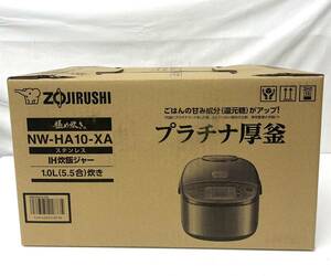 CR☆ 新品 未使用 ZOJIRUSHI 炊飯器 5.5号炊き 極め炊き NW-HA-10-XA 23年製 プラチナ厚釜 象印 炊飯ジャー