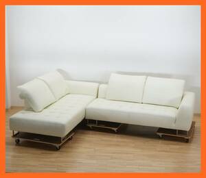 MAE DAD: [IDC OTSUKA KAGU] L/S ELS SOFA 2 -PEECE SET 2 -SEE CONTER CONTRY DOFA + Диван диван один локоть стильная живая мебель