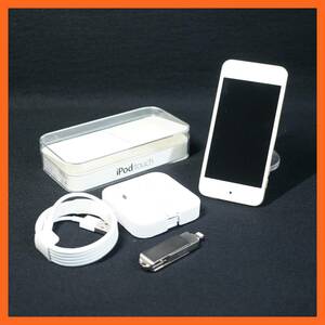 東ハ:美品【Apple/アップル】iPod touch 32GB ゴールド MKHT2J/A A1574 第6世代 イヤホン ケーブル付属 ポータブルオーディオ ★送料無料★