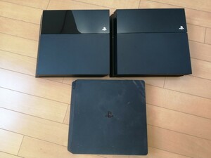 PS4　本体3台　2100Ax1台　1000A×2台　3台セット　ジャンク