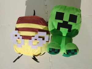 マインクラフト ぬいぐるみ クリーパー/ミツバチ セット まとめて マイクラ MINECRAFT プライズ タグ付き