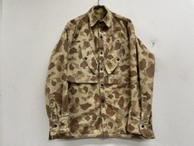 ウェアハウスWAREHOUSE Lot2193 1940’S USMC PARACHUTIST UTILITY COATパラシュートコートダックハンターカモ★サイズ36★A23663_画像5