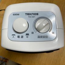 ミニファンヒーター TEKNOS TSO-601 600W ｋ－７_画像6