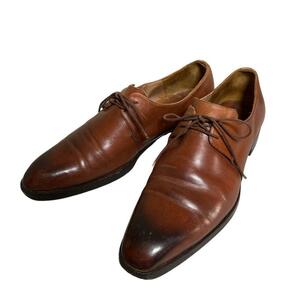 アンドロイド マヨルカ 革靴 レザーシューズ ビジネスシューズ 24.5 茶色 通勤 ブラウン 茶色