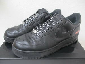 ★SUPREME×NIKE AIR FORCE 1 LOW*シュプリーム×ナイキエアフォース1ロー★CU9225-001 BLACK/BLACK ブラック/ブラック 27.5cm