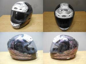 SHOEI* feather * helmet *X-9*S size 55./ Vintage * interior urethane deterioration equipped 