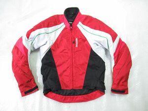 GOLDWINゴールドウィン スーパースポーツジャケットGSM12855 Mサイズ ライダーズジャケット 赤/白/黒/緑