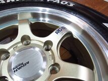 200系ハイエースに アドバンレーシングRG-D2 16インチアルミホイール+タイヤ付4本 215/65R16C 109/107S 16x6.5j+38 6H-139.7 ADVAN RACING_画像7